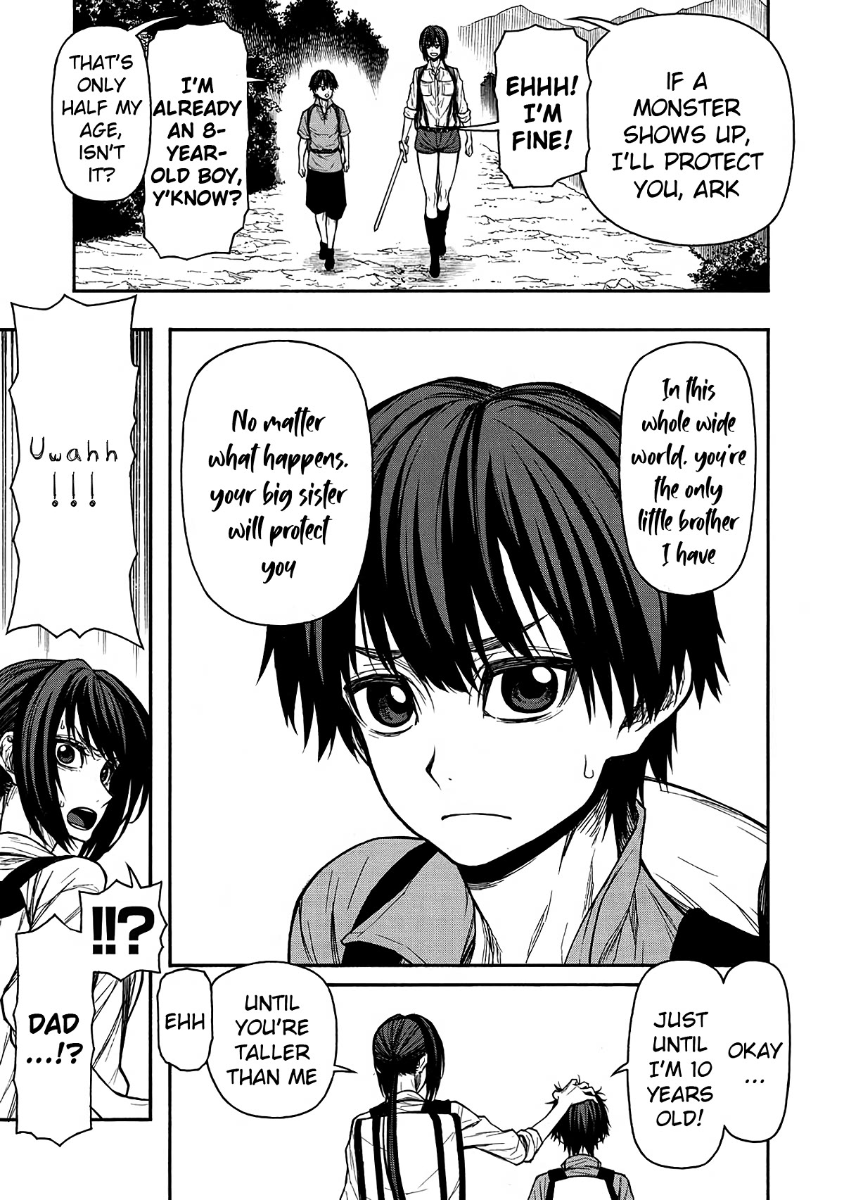 Shinmai Ossan Bouken-sha, Saikyou paati ni shinu hodo kitae rarete Muteki ni naru Chapter 43 page 9 - Chapter 43: The Reason She Cut Her Hair