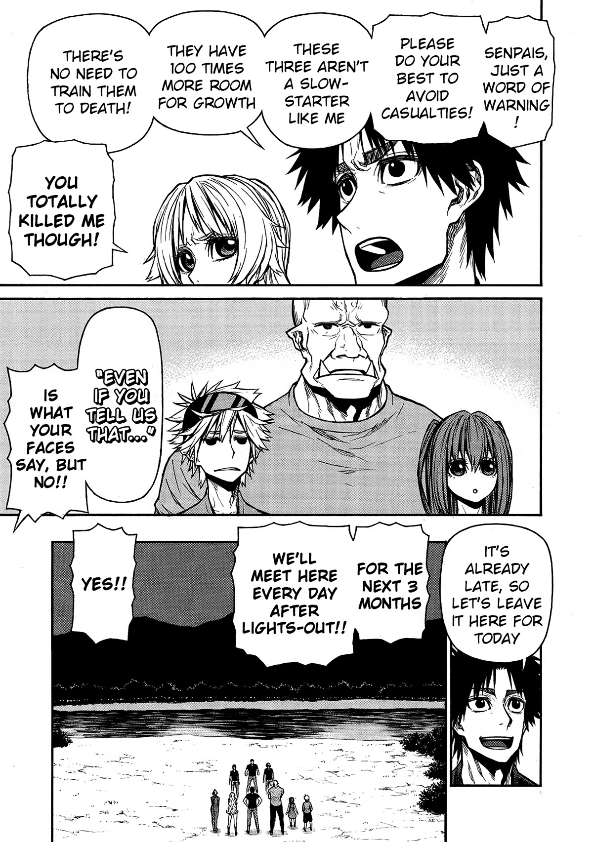 Shinmai Ossan Bouken-sha, Saikyou paati ni shinu hodo kitae rarete Muteki ni naru Chapter 44 page 11 - Chapter 44: Extracurricular Lessons - Hell Edition