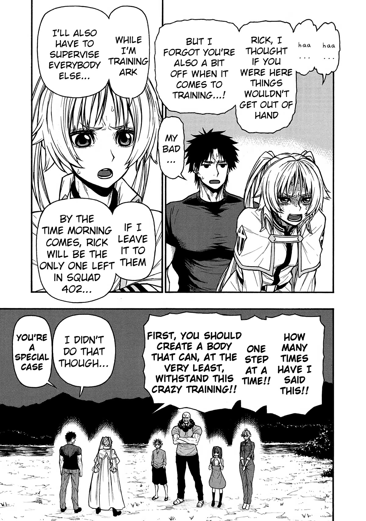 Shinmai Ossan Bouken-sha, Saikyou paati ni shinu hodo kitae rarete Muteki ni naru Chapter 44 page 17 - Chapter 44: Extracurricular Lessons - Hell Edition