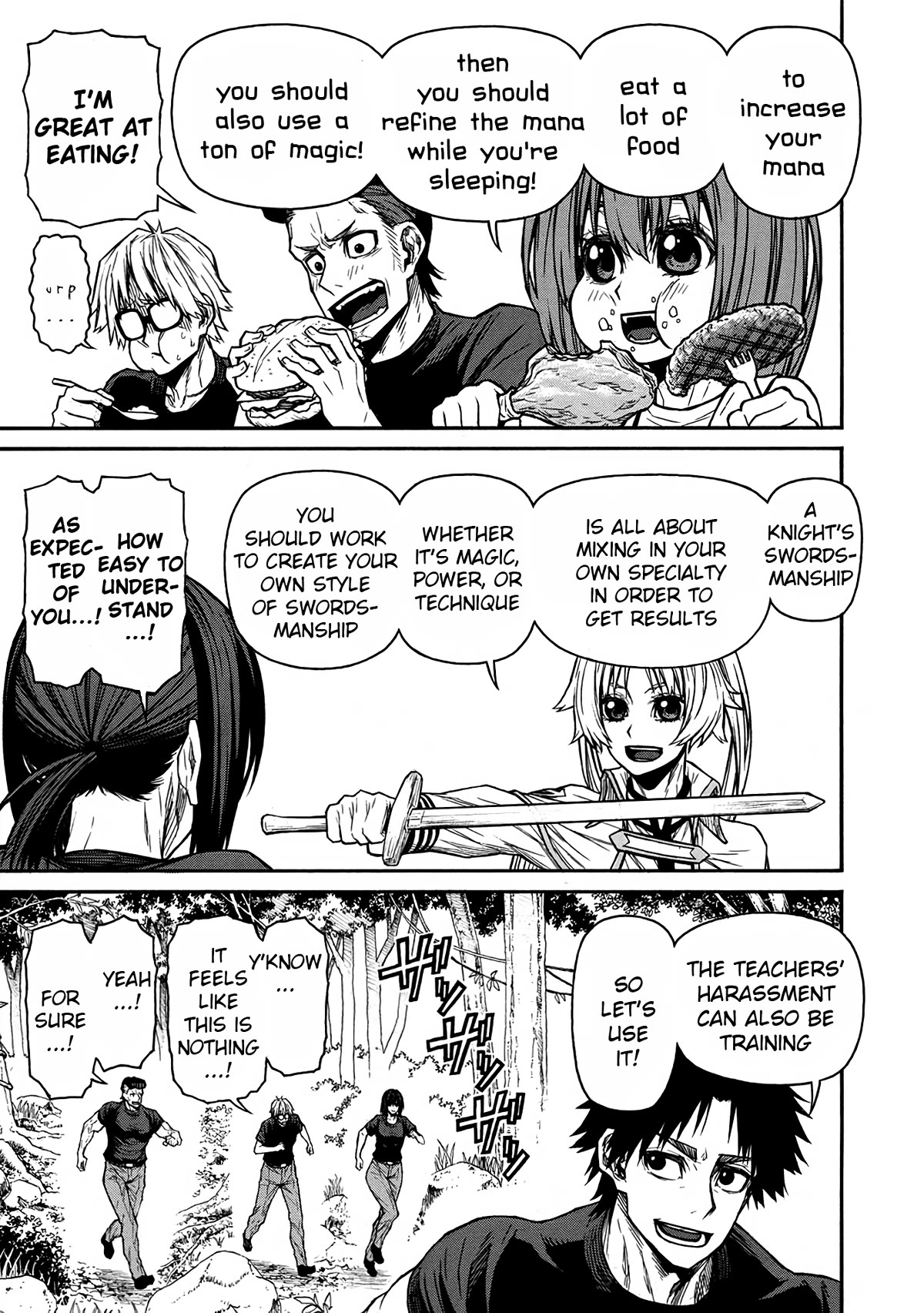 Shinmai Ossan Bouken-sha, Saikyou paati ni shinu hodo kitae rarete Muteki ni naru Chapter 44 page 23 - Chapter 44: Extracurricular Lessons - Hell Edition