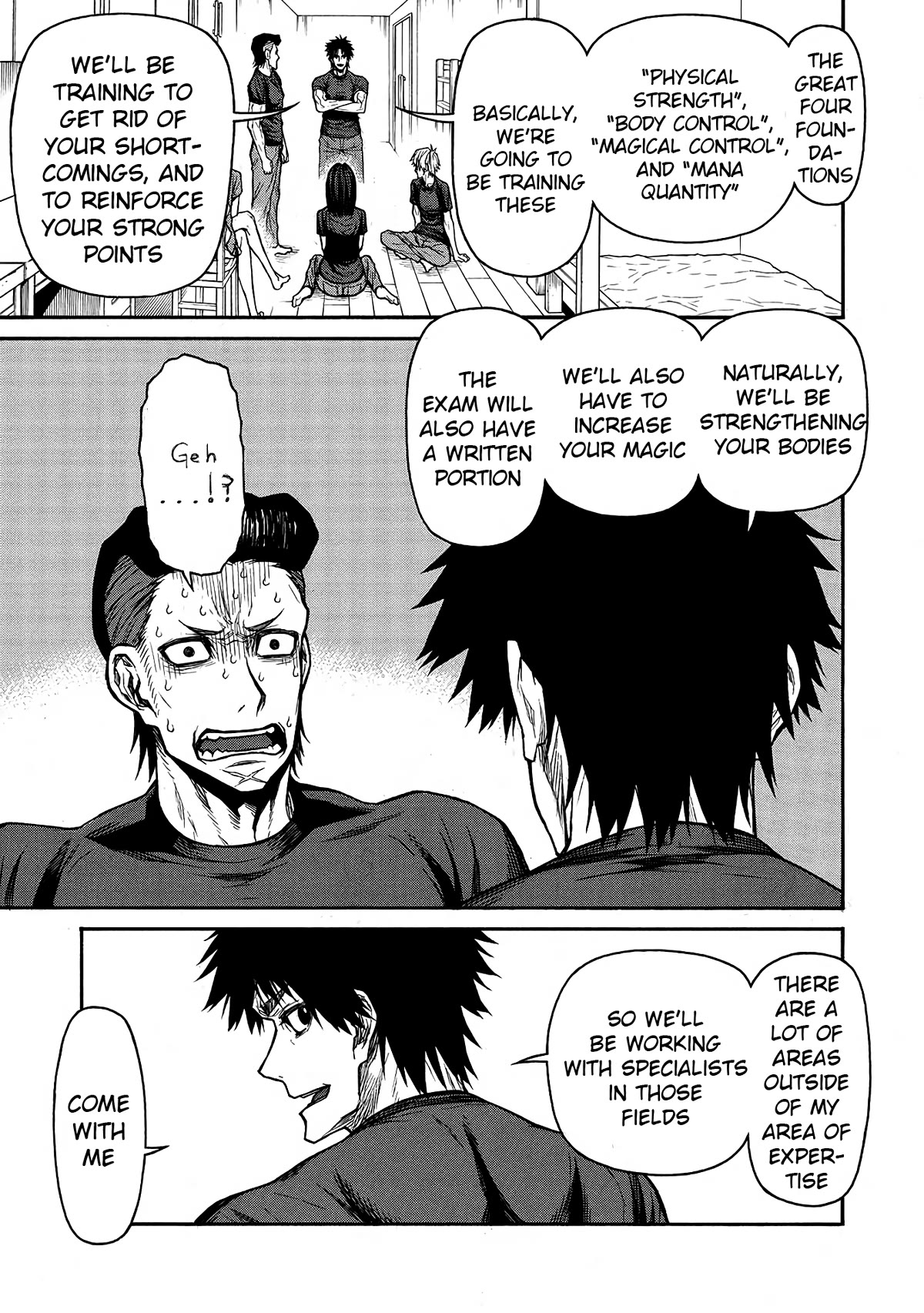 Shinmai Ossan Bouken-sha, Saikyou paati ni shinu hodo kitae rarete Muteki ni naru Chapter 44 page 3 - Chapter 44: Extracurricular Lessons - Hell Edition