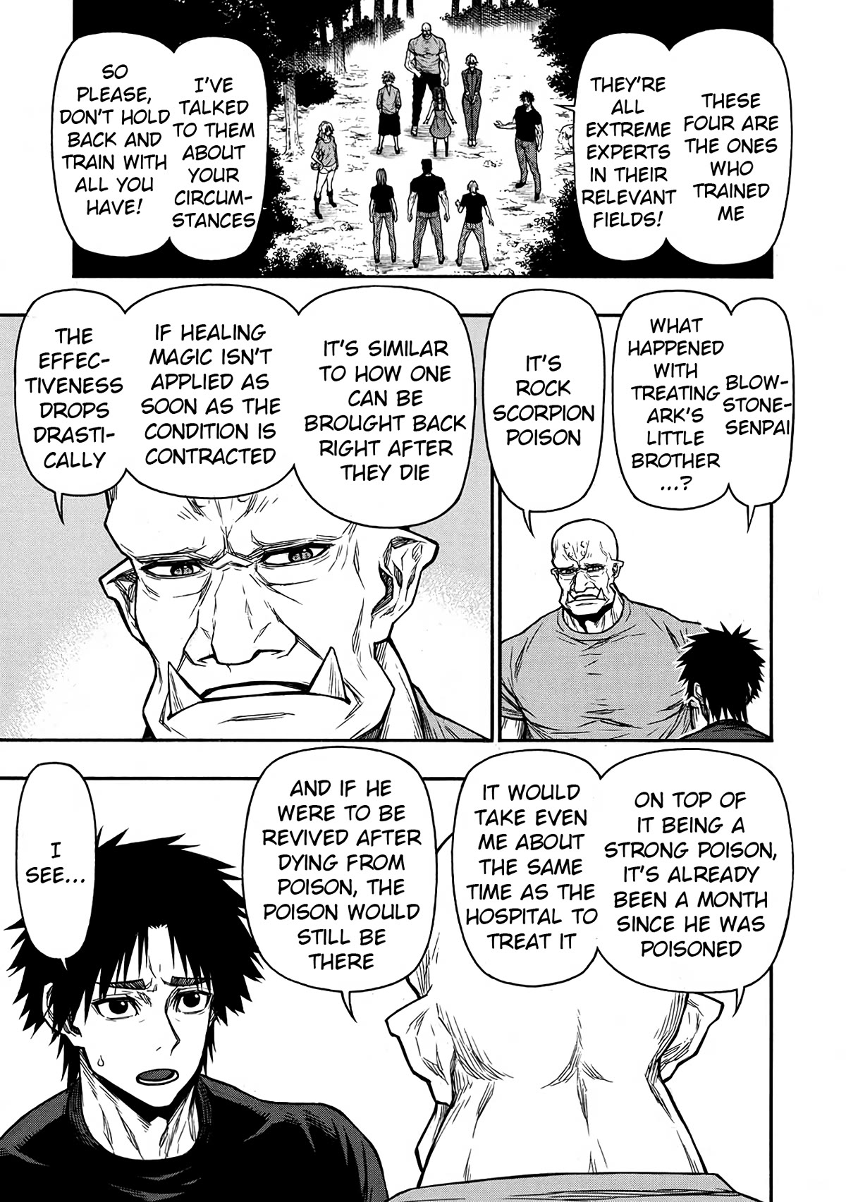 Shinmai Ossan Bouken-sha, Saikyou paati ni shinu hodo kitae rarete Muteki ni naru Chapter 44 page 7 - Chapter 44: Extracurricular Lessons - Hell Edition