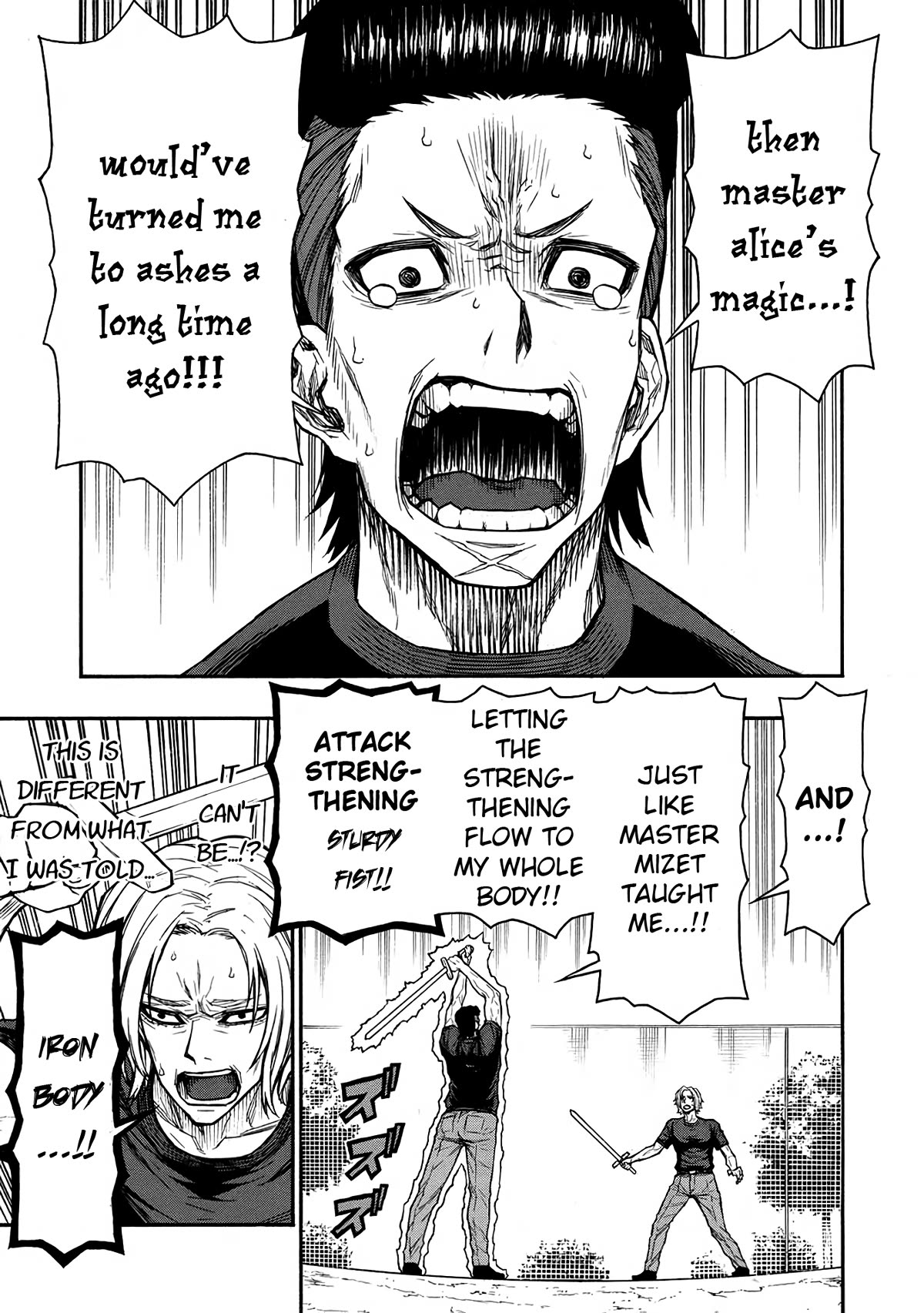 Shinmai Ossan Bouken-sha, Saikyou paati ni shinu hodo kitae rarete Muteki ni naru Chapter 45 page 15 - Chapter 45: Survivors from Hell