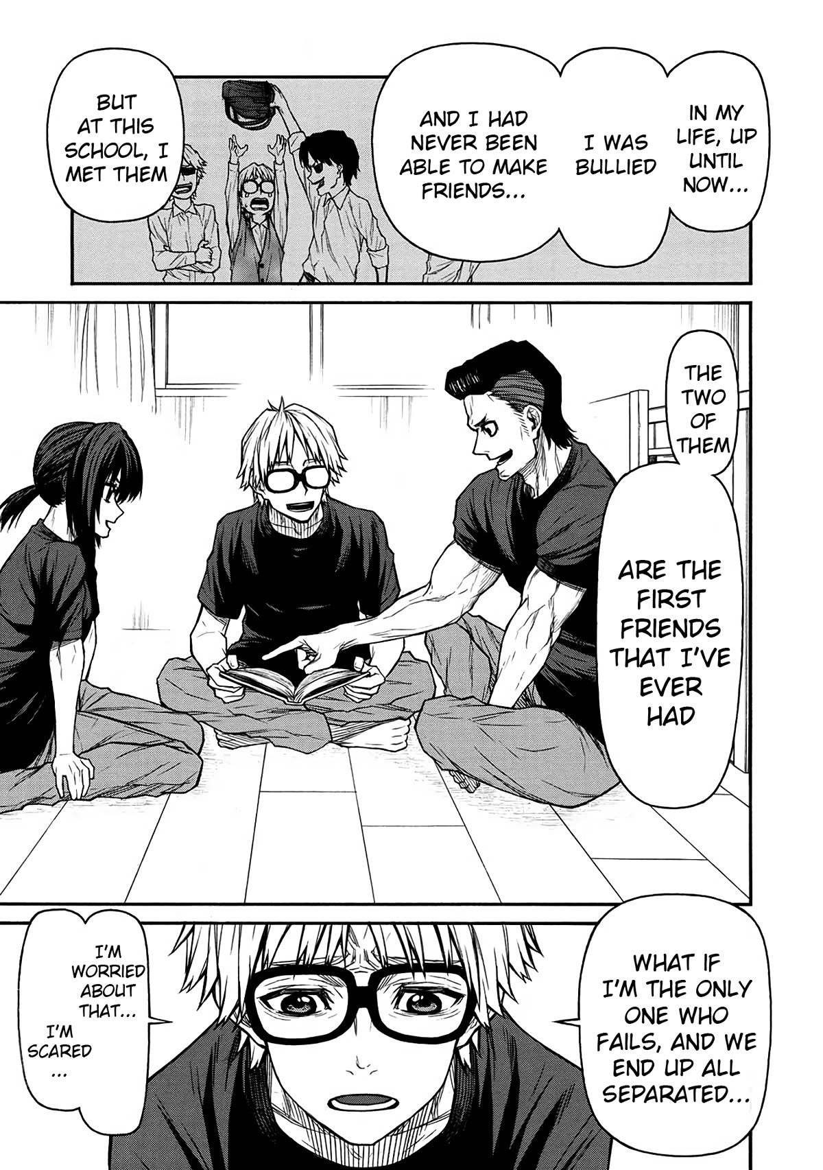 Shinmai Ossan Bouken-sha, Saikyou paati ni shinu hodo kitae rarete Muteki ni naru Chapter 45 page 3 - Chapter 45: Survivors from Hell