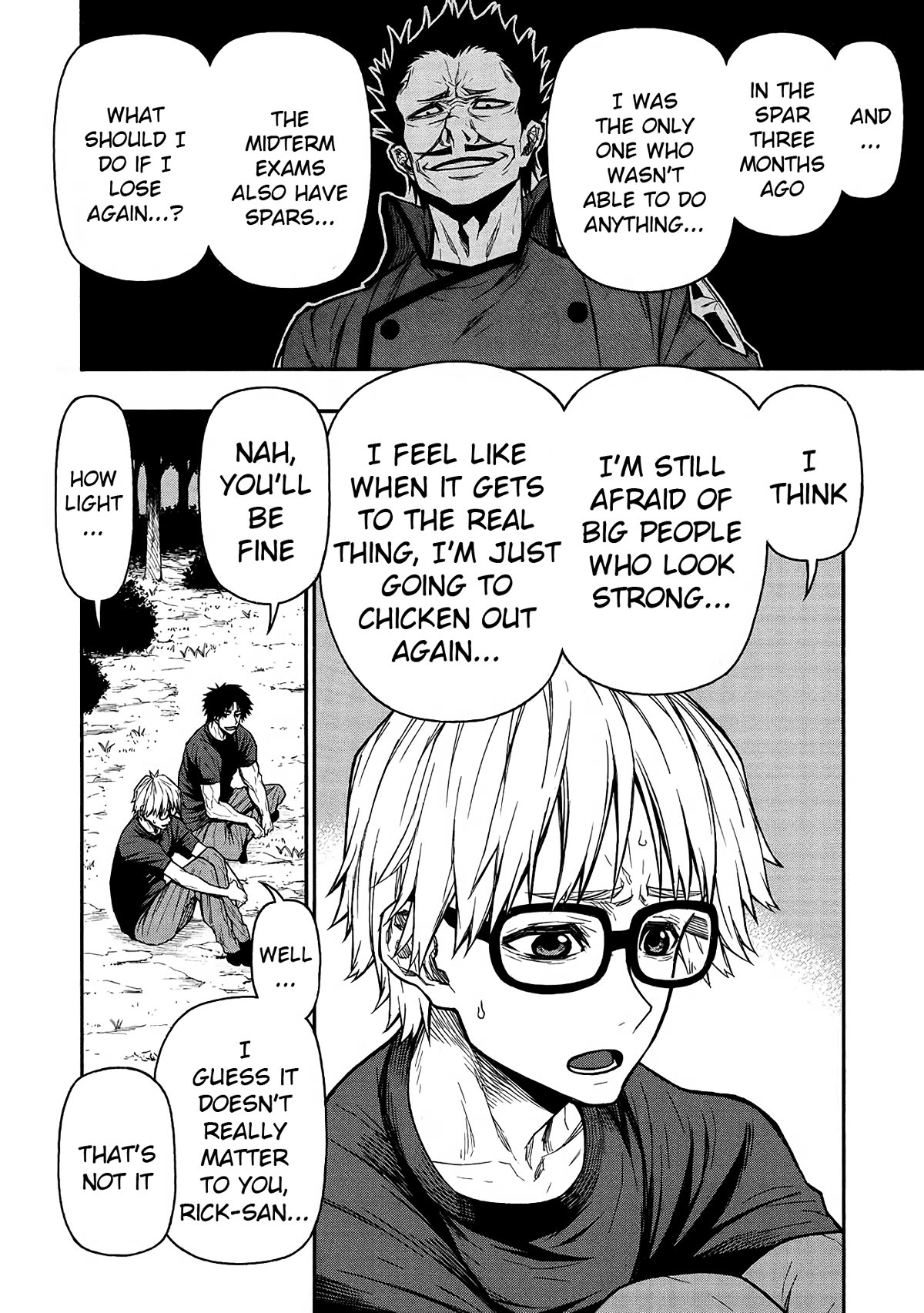 Shinmai Ossan Bouken-sha, Saikyou paati ni shinu hodo kitae rarete Muteki ni naru Chapter 45 page 4 - Chapter 45: Survivors from Hell