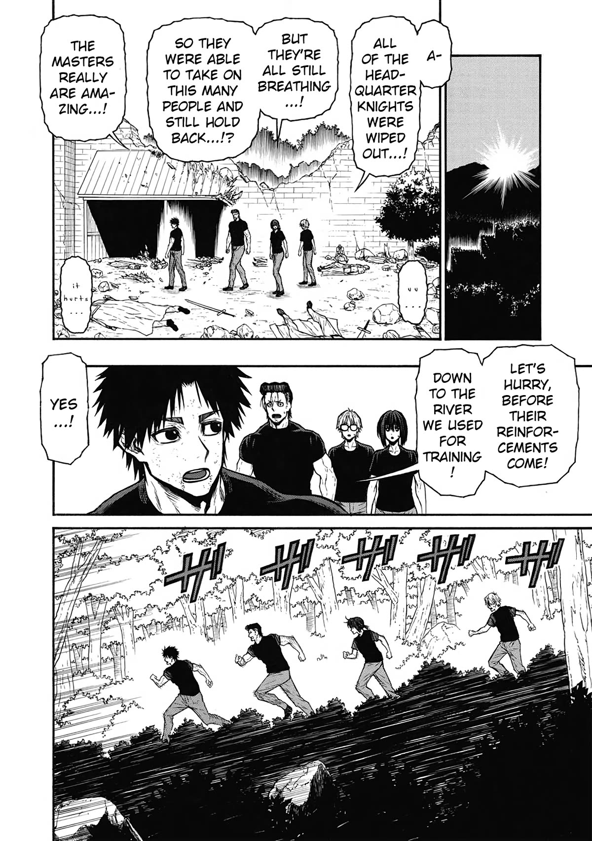 Shinmai Ossan Bouken-sha, Saikyou paati ni shinu hodo kitae rarete Muteki ni naru Chapter 52 page 6 - Chapter 52: The Knights That Will be Met Again Someday