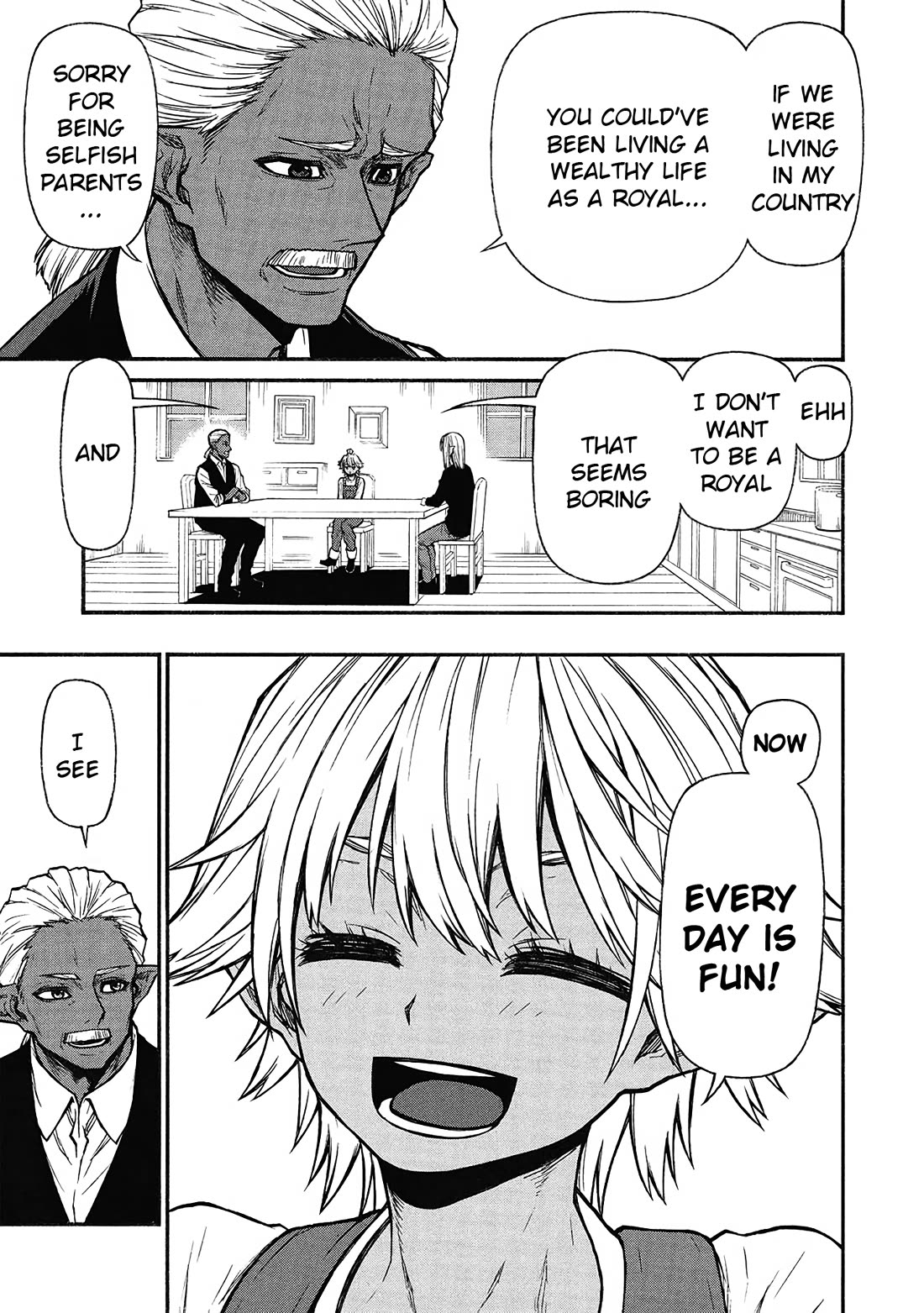 Shinmai Ossan Bouken-sha, Saikyou paati ni shinu hodo kitae rarete Muteki ni naru Chapter 56 page 5 - Chapter 56: The Dragon's Whim