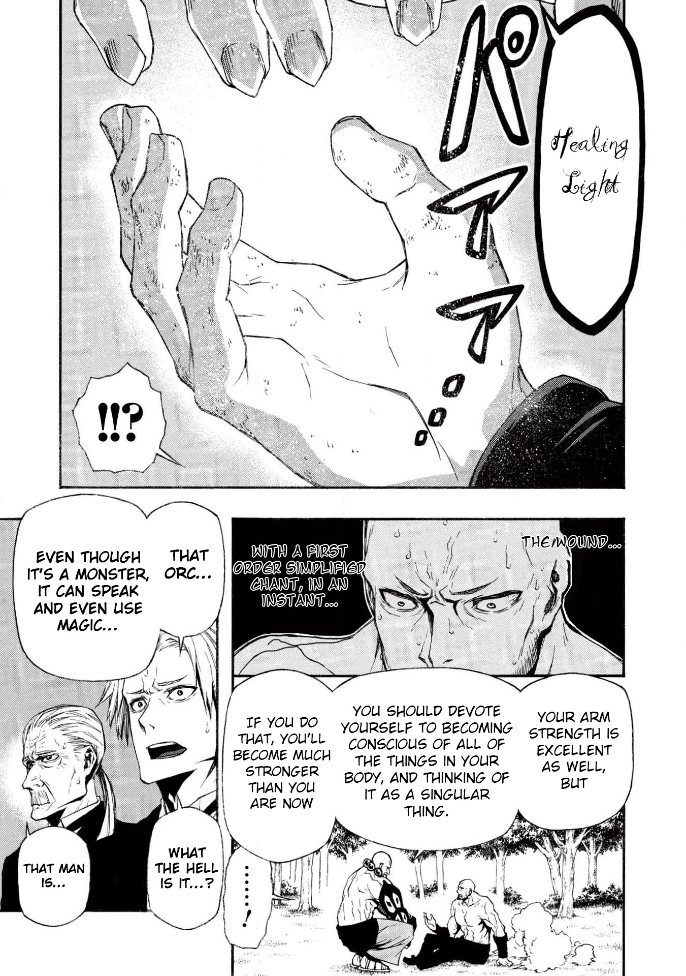 Shinmai Ossan Bouken-sha, Saikyou paati ni shinu hodo kitae rarete Muteki ni naru Chapter 6 page 10 - Chapter 6: The Two Men Averted Their Eyes From Reality