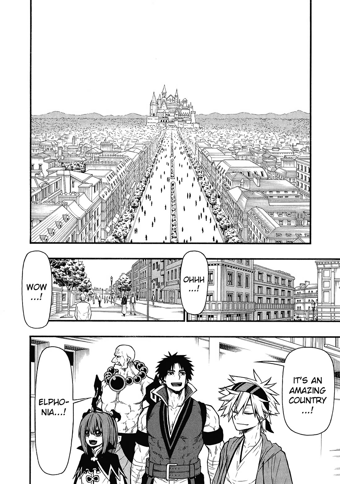 Shinmai Ossan Bouken-sha, Saikyou paati ni shinu hodo kitae rarete Muteki ni naru Chapter 60 page 6 - Chapter 60: A Country Where Light and Dark Coexist