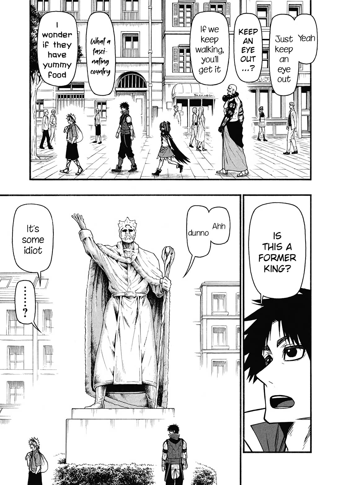 Shinmai Ossan Bouken-sha, Saikyou paati ni shinu hodo kitae rarete Muteki ni naru Chapter 60 page 7 - Chapter 60: A Country Where Light and Dark Coexist