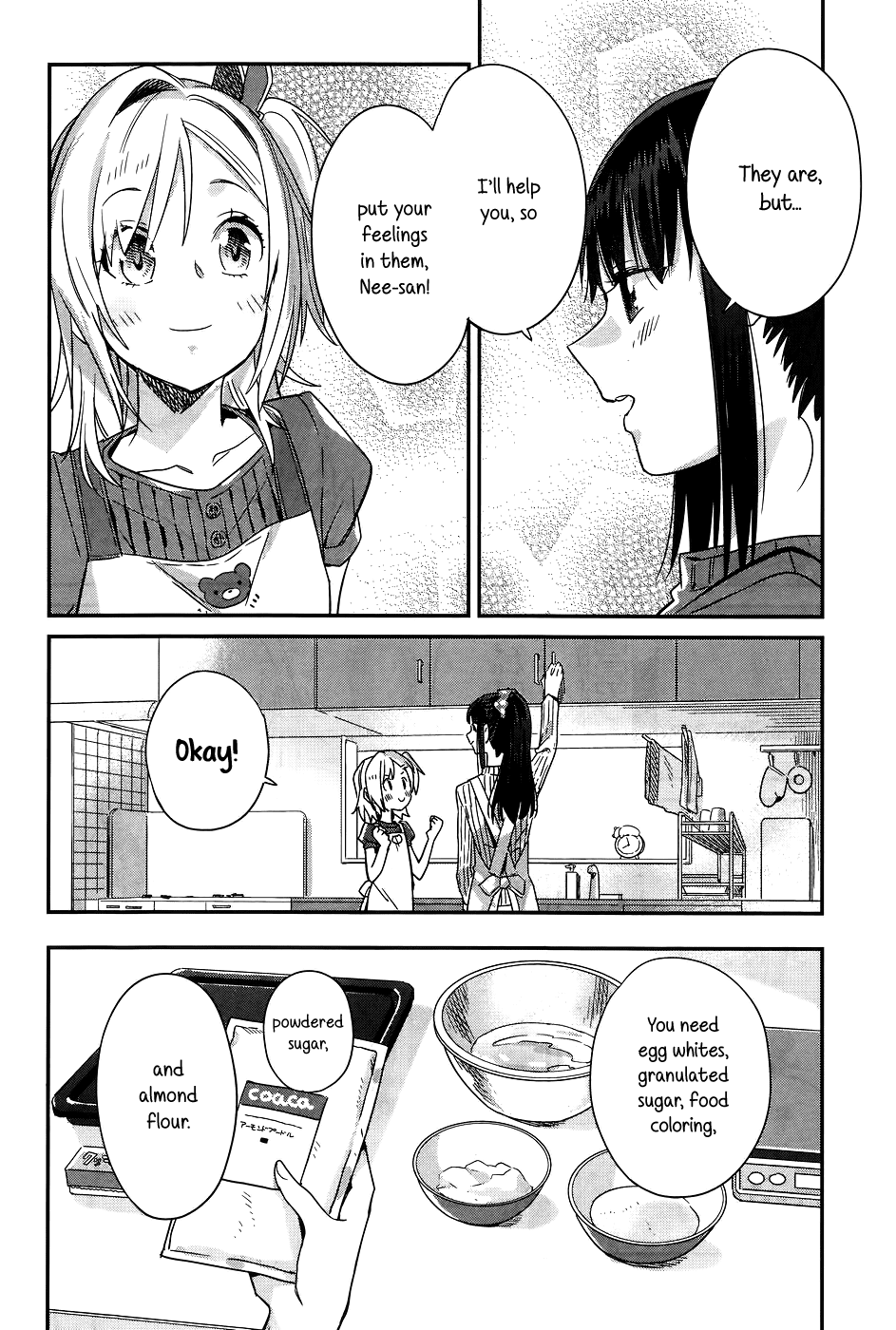 Shinmai Shimai no Futari Gohan Chapter 12 page 12 - Chapter 12: Macarons