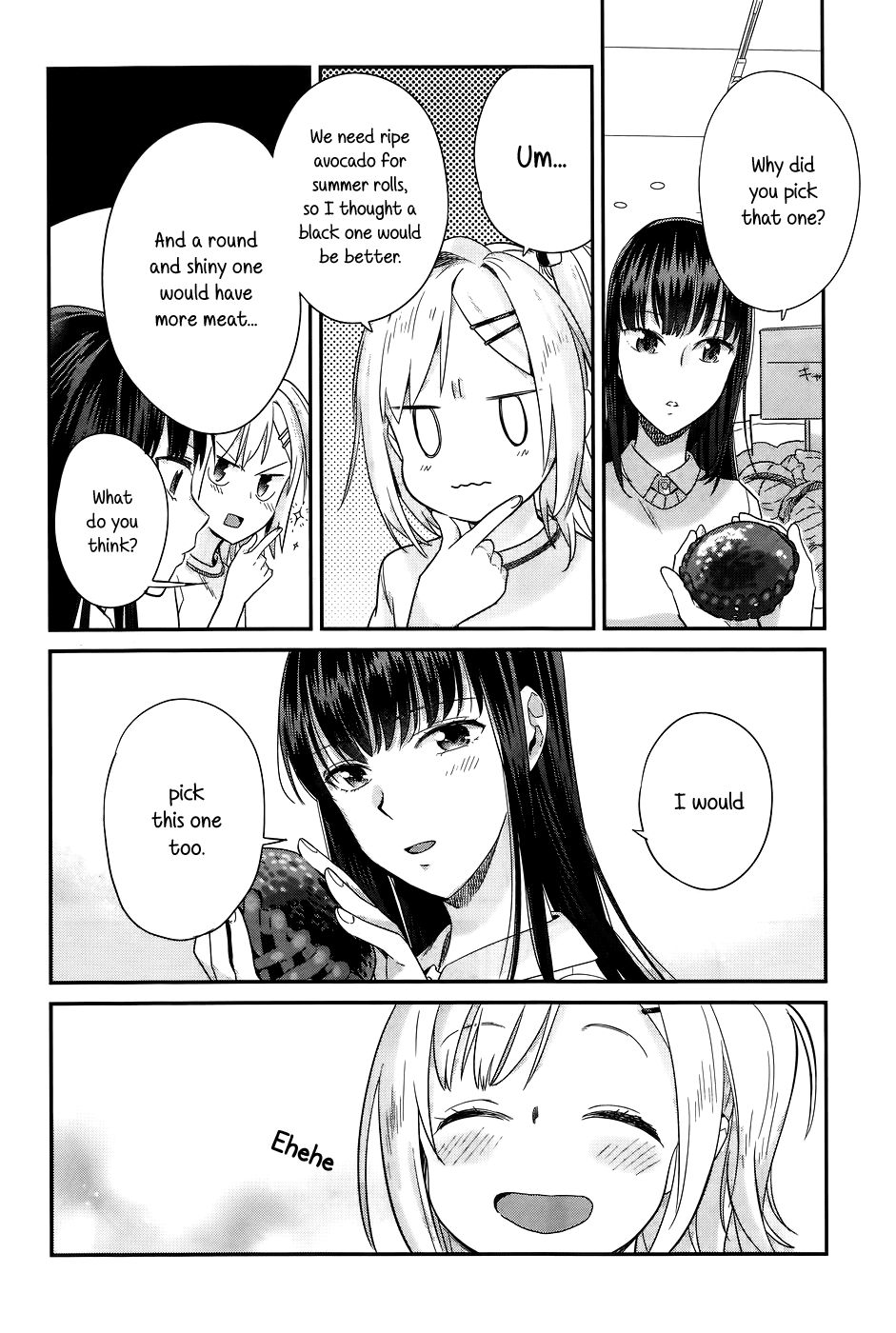 Shinmai Shimai no Futari Gohan Chapter 14 page 12 - Chapter 14: Summer Rolls