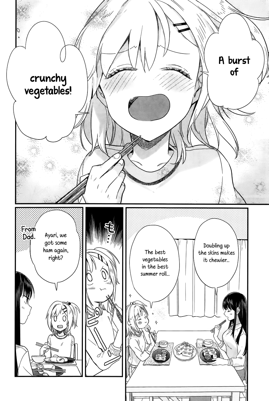 Shinmai Shimai no Futari Gohan Chapter 14 page 20 - Chapter 14: Summer Rolls