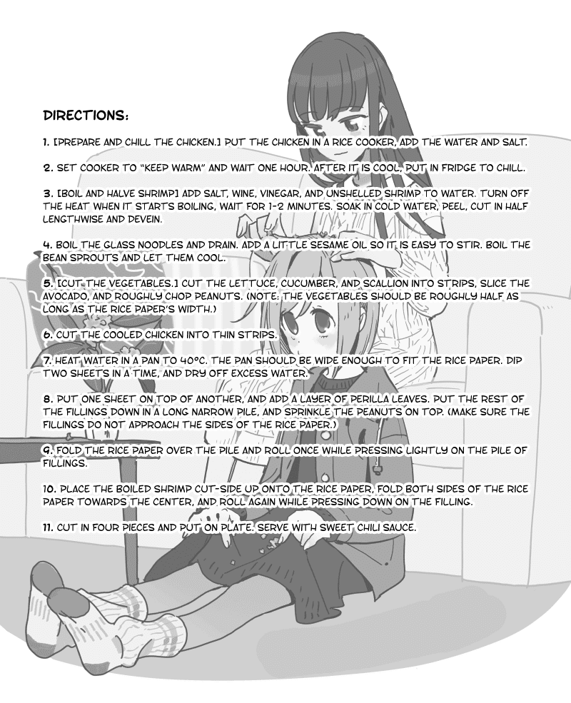 Shinmai Shimai no Futari Gohan Chapter 14 page 26 - Chapter 14: Summer Rolls