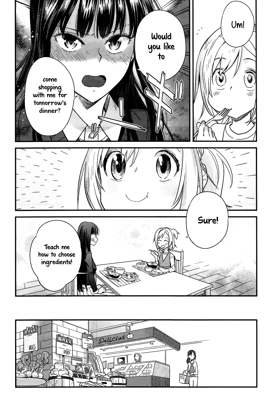 Shinmai Shimai no Futari Gohan Chapter 14 page 6 - Chapter 14: Summer Rolls
