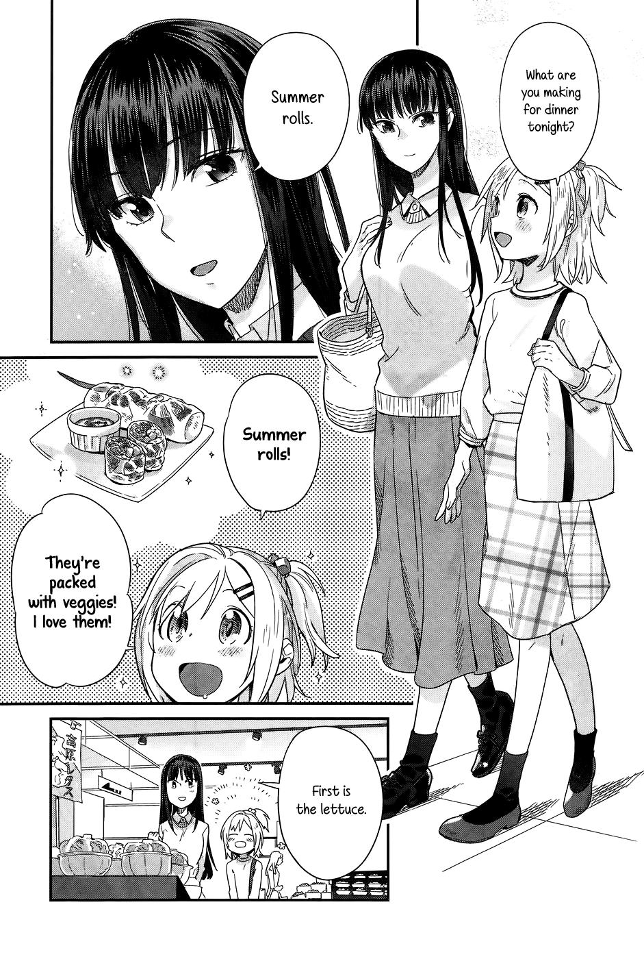 Shinmai Shimai no Futari Gohan Chapter 14 page 7 - Chapter 14: Summer Rolls