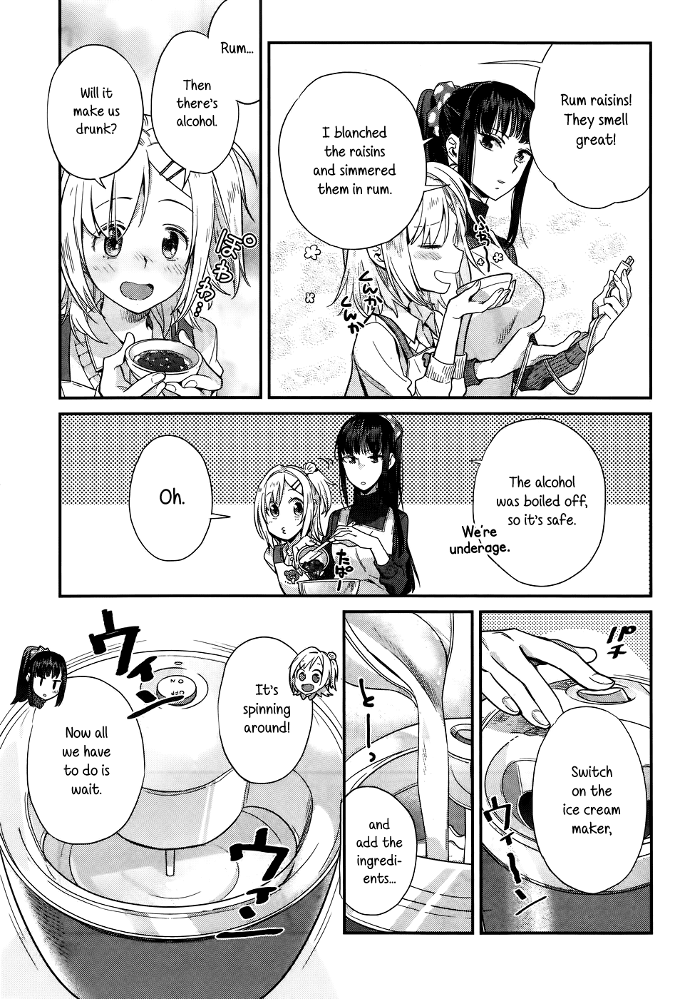 Shinmai Shimai no Futari Gohan Chapter 15 page 11 - Chapter 15: Rum Raisin Ice Cream