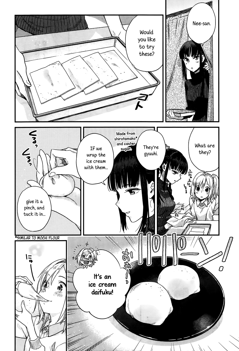 Shinmai Shimai no Futari Gohan Chapter 15 page 16 - Chapter 15: Rum Raisin Ice Cream