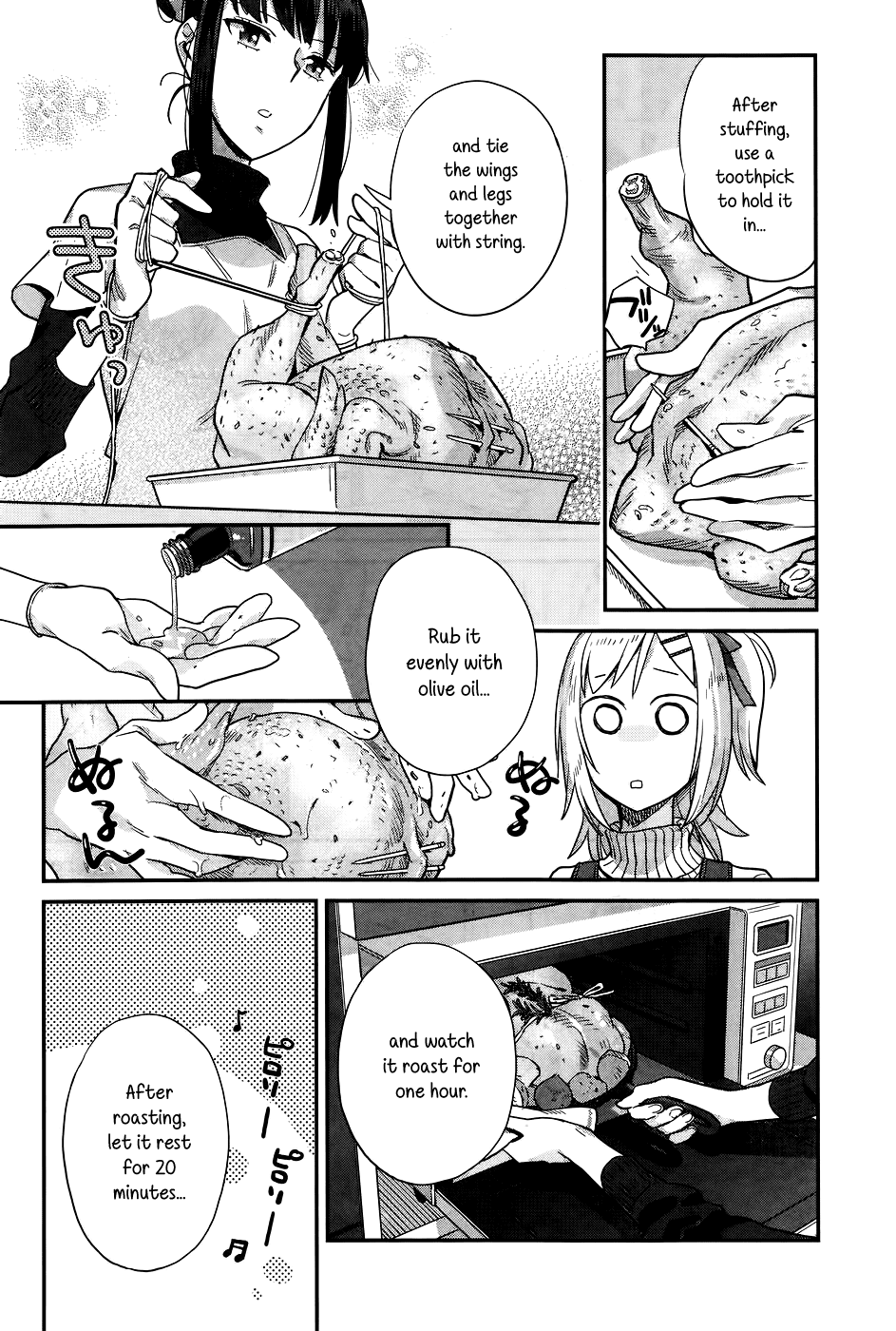Shinmai Shimai no Futari Gohan Chapter 16 page 14 - Chapter 16: Roast Chicken