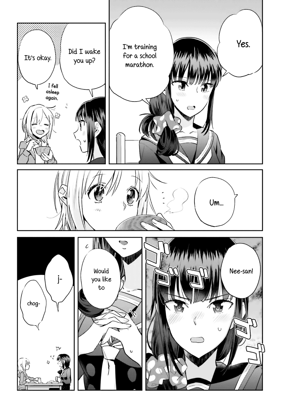 Shinmai Shimai no Futari Gohan Chapter 18 page 5 - Chapter 18: Strawberry Milk