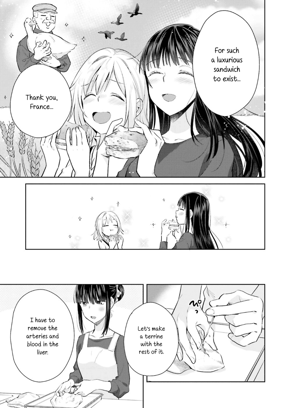 Shinmai Shimai no Futari Gohan Chapter 19 page 19 - Chapter 19: Foie gras