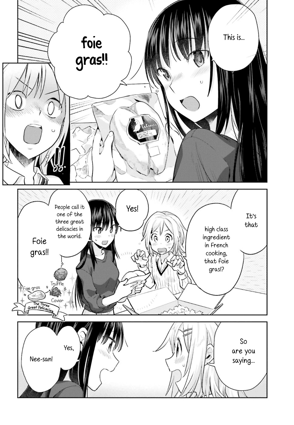 Shinmai Shimai no Futari Gohan Chapter 19 page 4 - Chapter 19: Foie gras