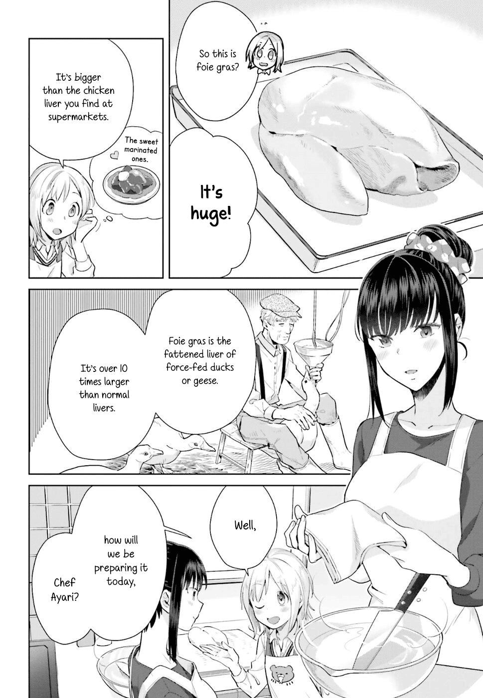 Shinmai Shimai no Futari Gohan Chapter 19 page 6 - Chapter 19: Foie gras