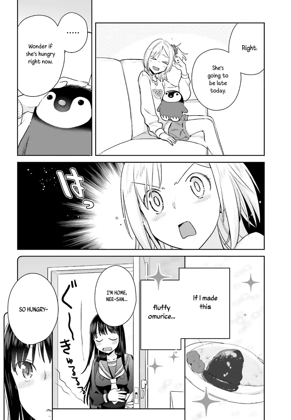 Shinmai Shimai no Futari Gohan Chapter 20 page 4 - Chapter 20: Omurice