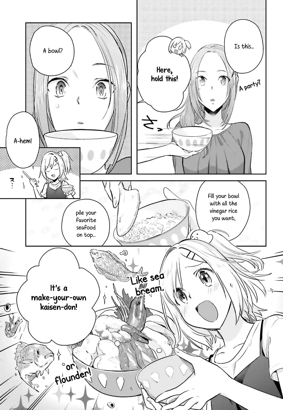 Shinmai Shimai no Futari Gohan Chapter 22 page 11 - Chapter 22: Kaisen-don