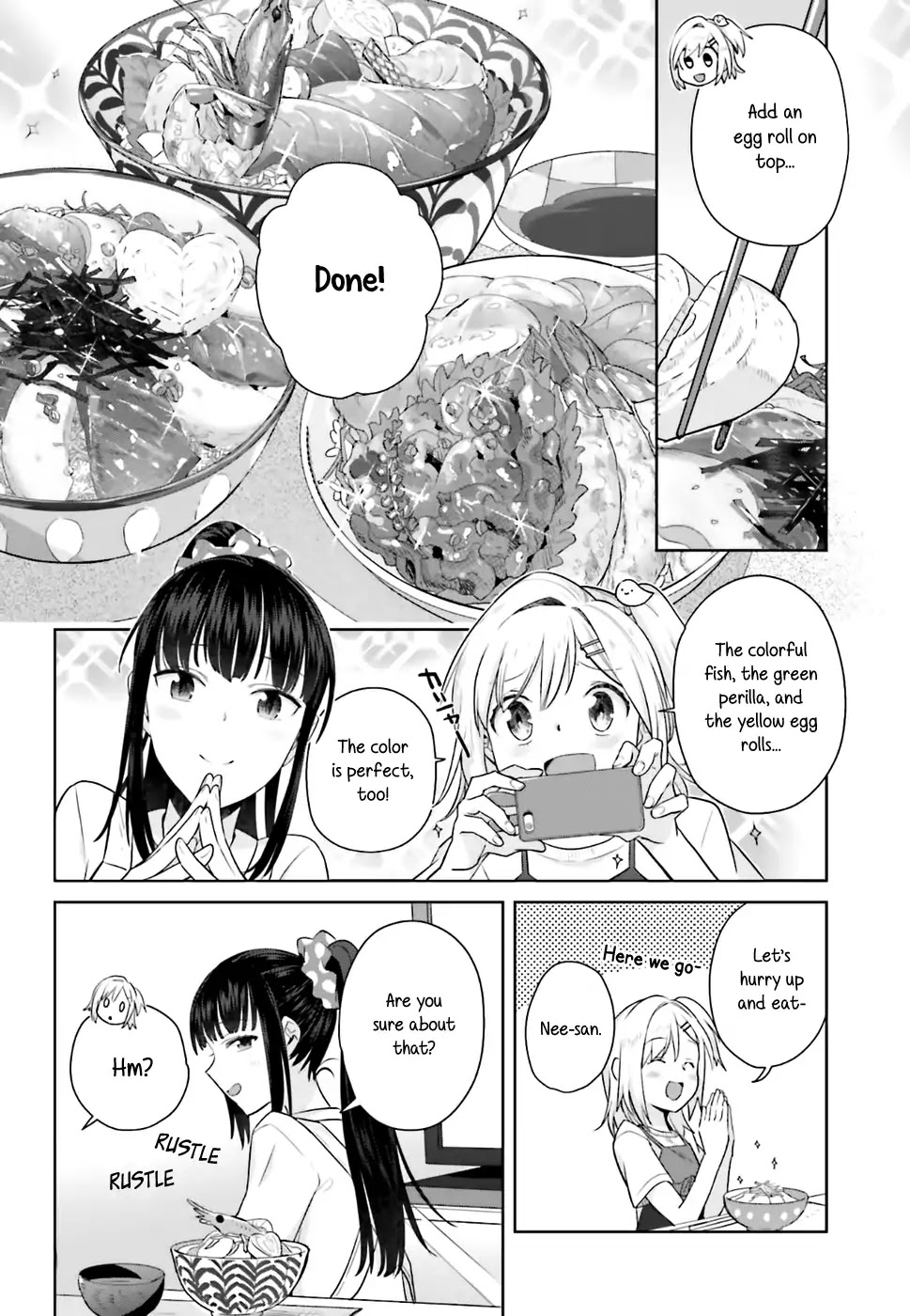 Shinmai Shimai no Futari Gohan Chapter 22 page 14 - Chapter 22: Kaisen-don