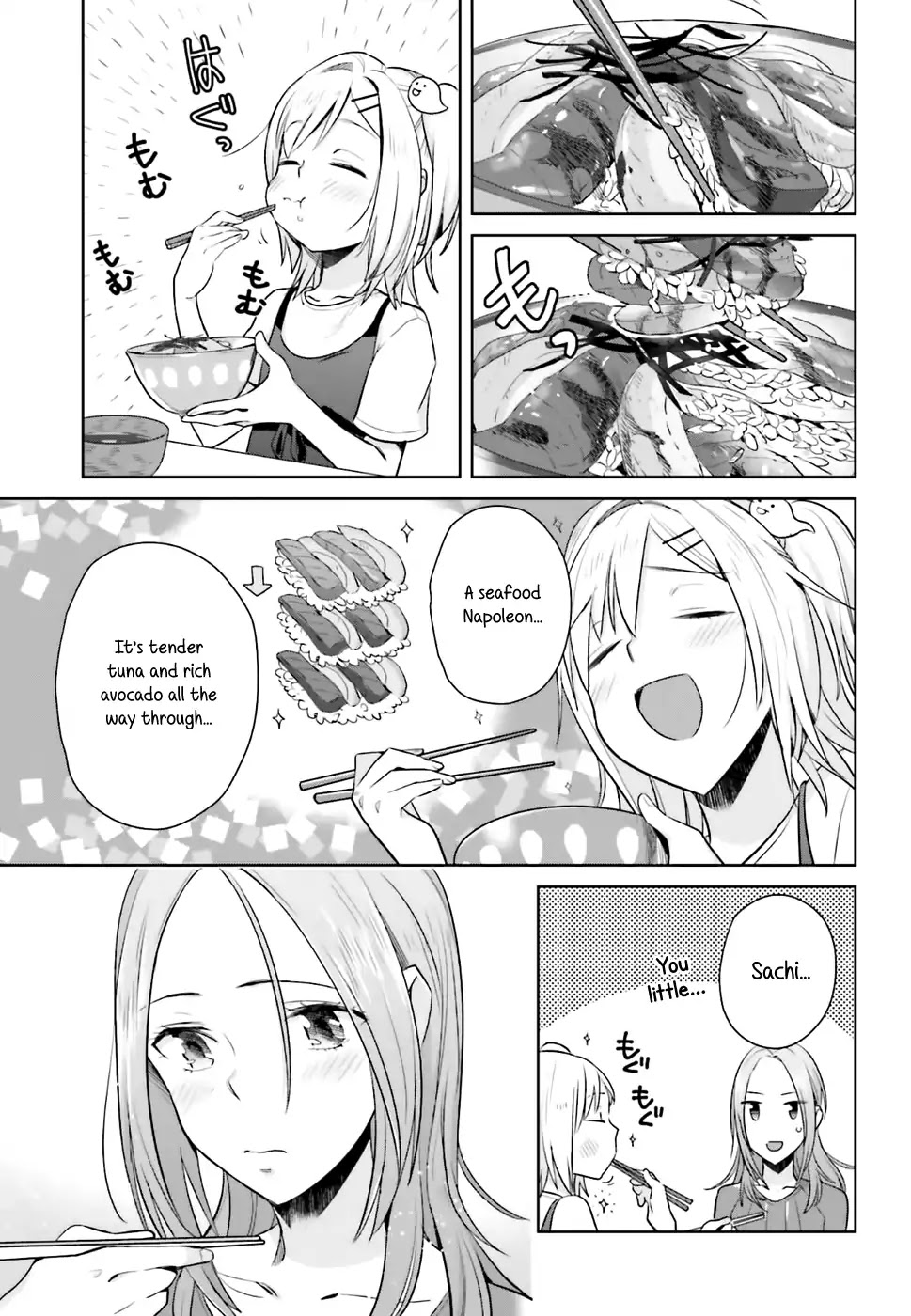 Shinmai Shimai no Futari Gohan Chapter 22 page 19 - Chapter 22: Kaisen-don