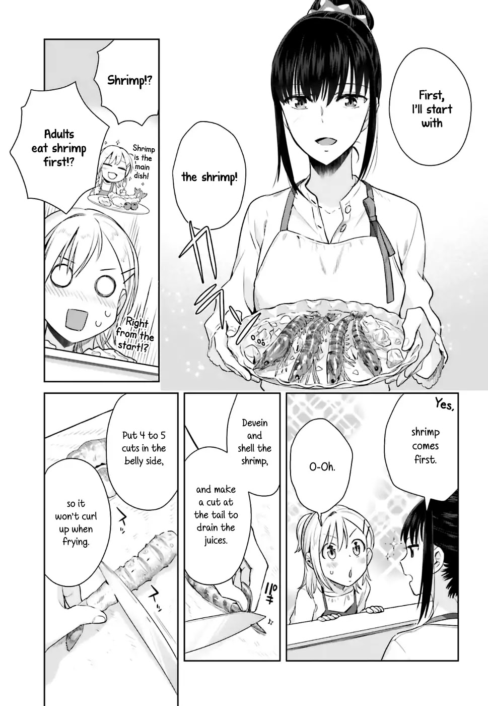 Shinmai Shimai no Futari Gohan Chapter 23 page 12 - Chapter 23: Tempura