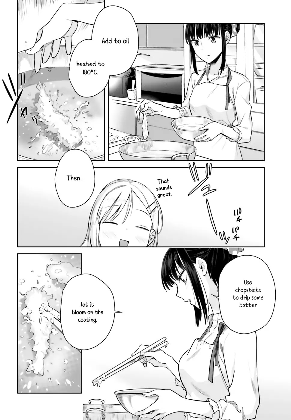 Shinmai Shimai no Futari Gohan Chapter 23 page 13 - Chapter 23: Tempura