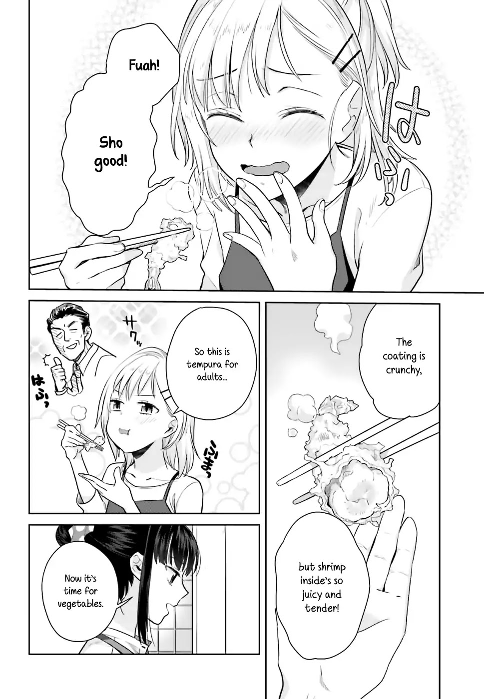 Shinmai Shimai no Futari Gohan Chapter 23 page 15 - Chapter 23: Tempura