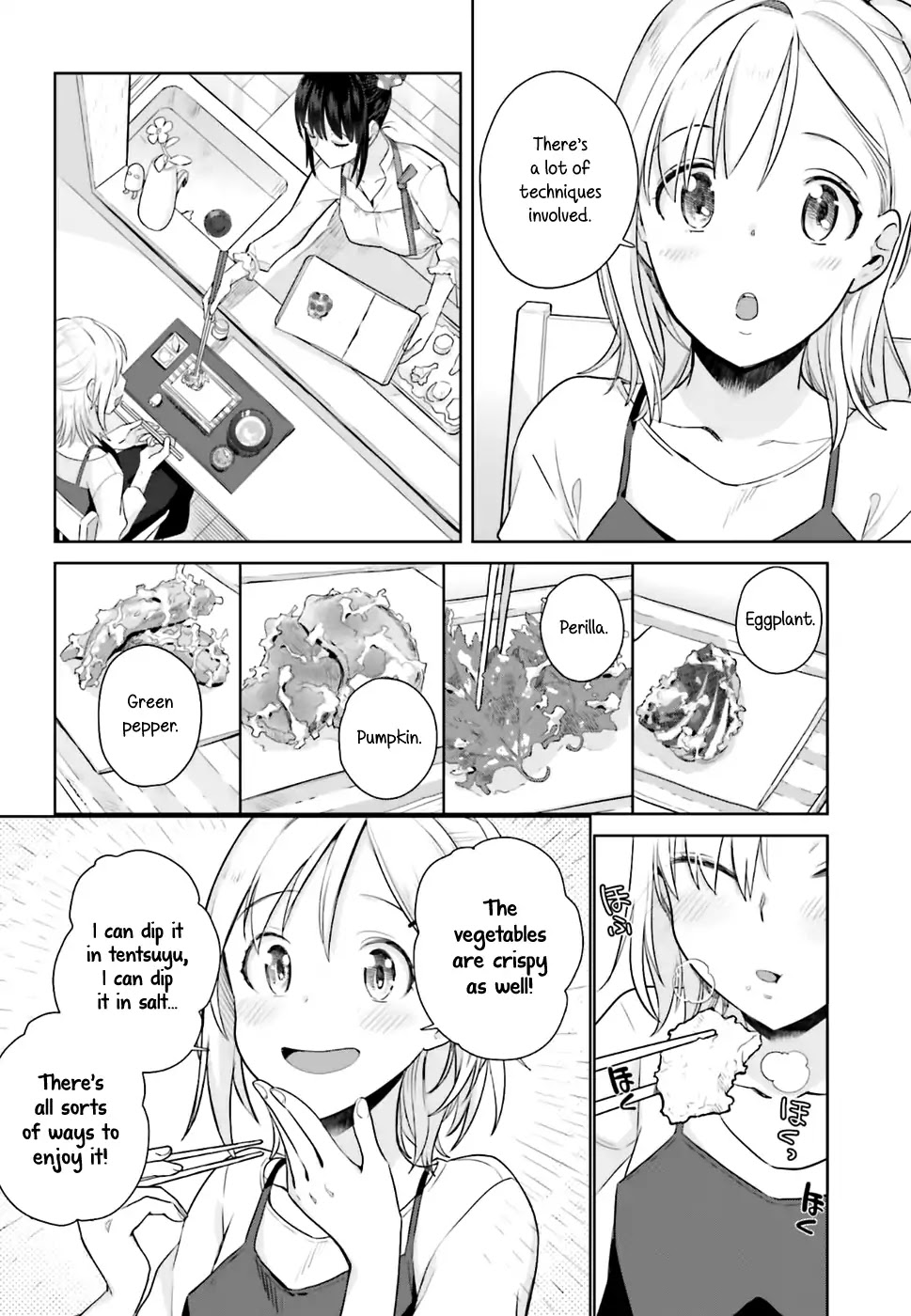 Shinmai Shimai no Futari Gohan Chapter 23 page 17 - Chapter 23: Tempura