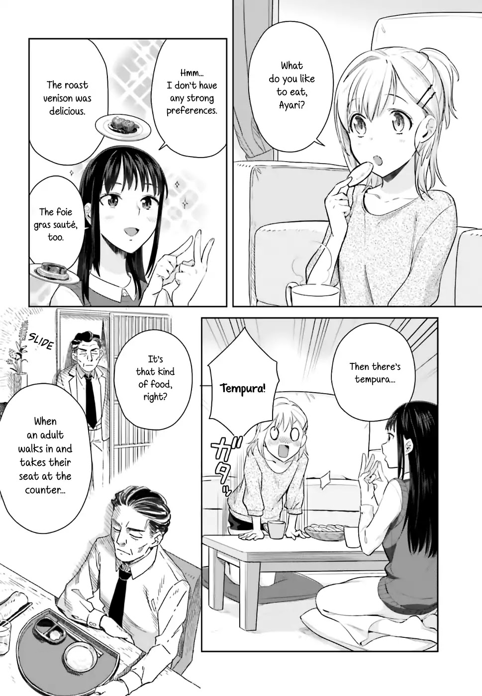 Shinmai Shimai no Futari Gohan Chapter 23 page 7 - Chapter 23: Tempura