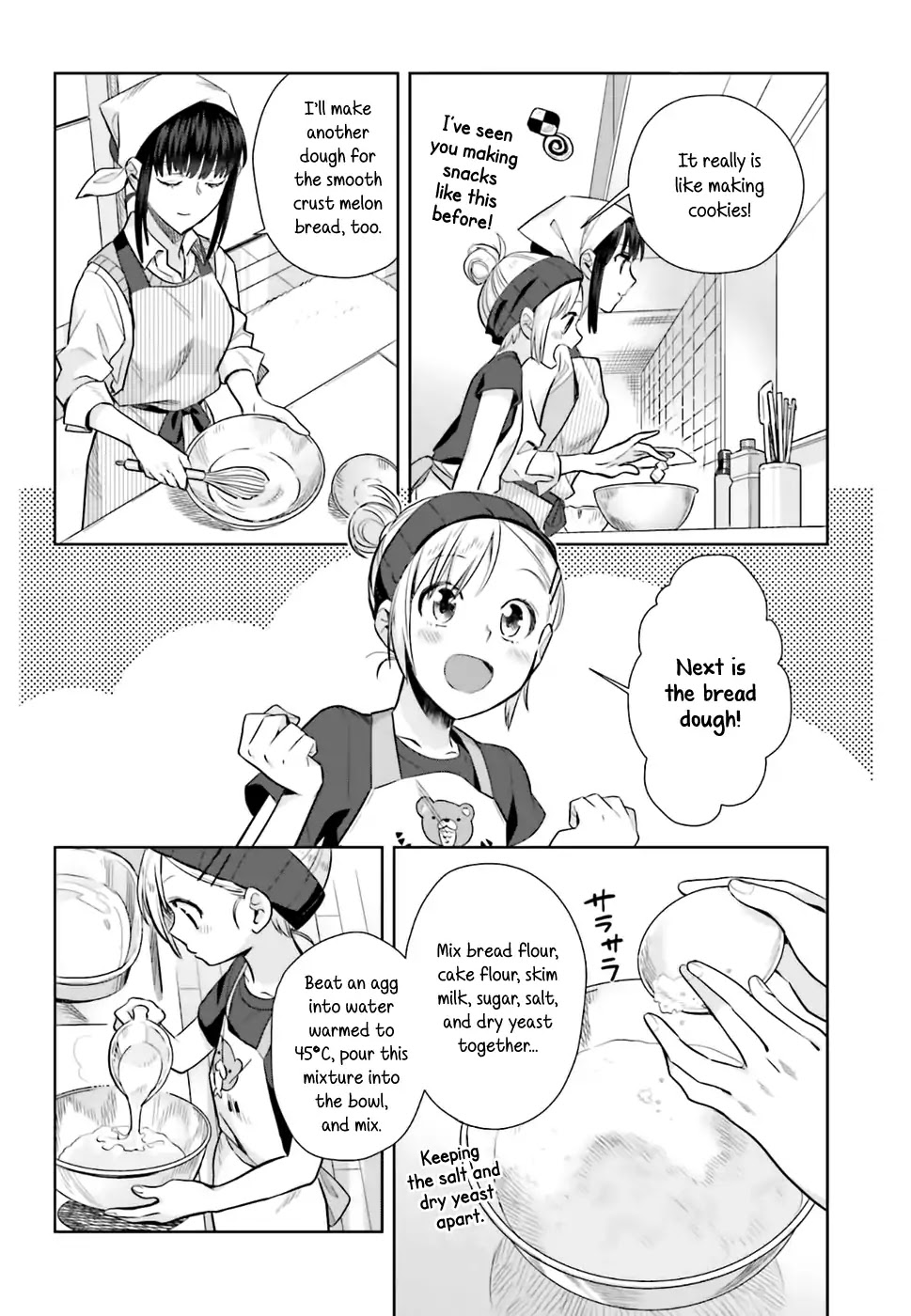 Shinmai Shimai no Futari Gohan Chapter 26 page 10 - Chapter 26: Melon Bread