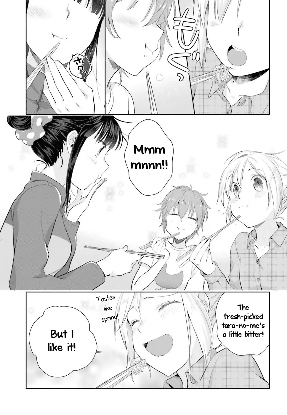 Shinmai Shimai no Futari Gohan Chapter 27 page 13 - Chapter 27: Mountain Greens With Rice