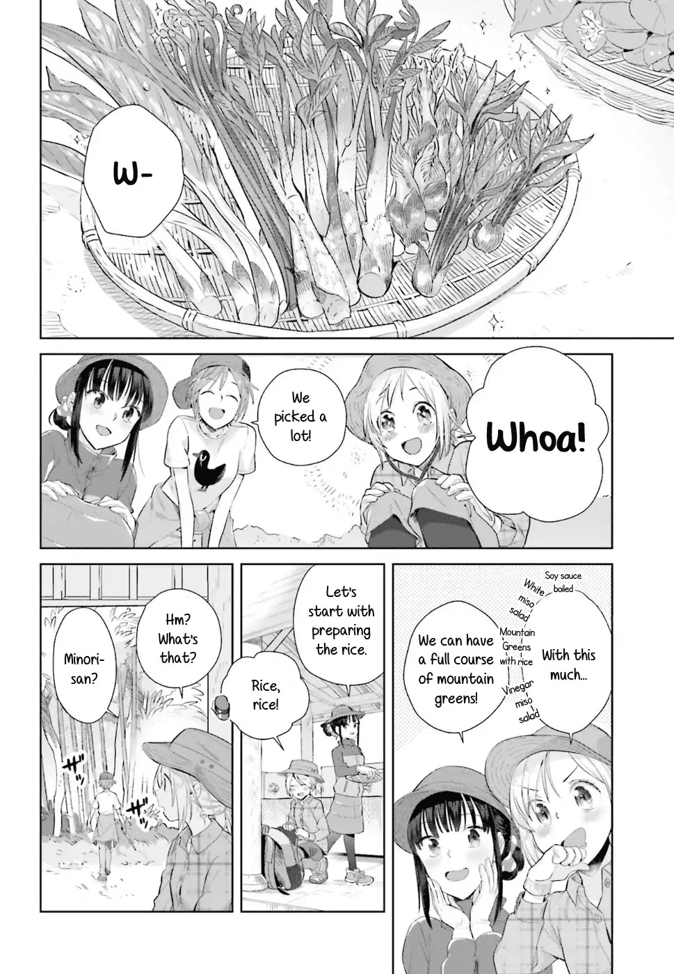 Shinmai Shimai no Futari Gohan Chapter 27 page 8 - Chapter 27: Mountain Greens With Rice