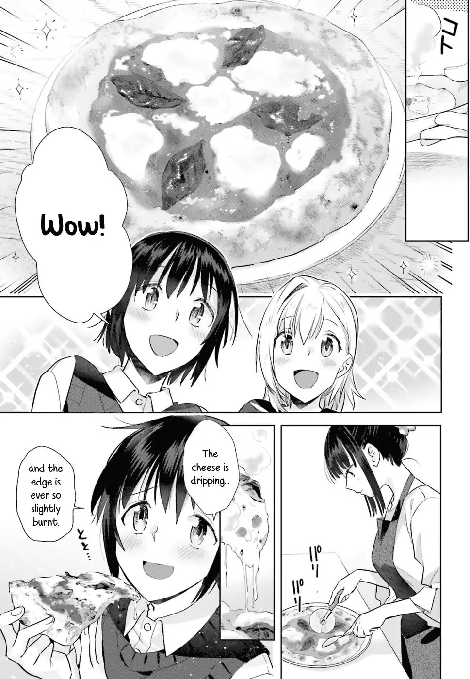 Shinmai Shimai no Futari Gohan Chapter 28 page 13 - Chapter 28: Pizza