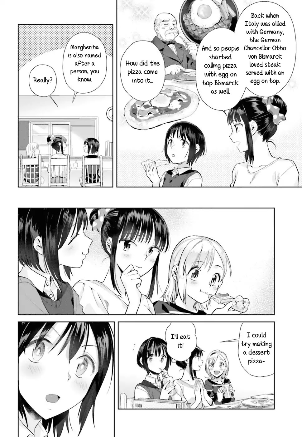 Shinmai Shimai no Futari Gohan Chapter 28 page 16 - Chapter 28: Pizza