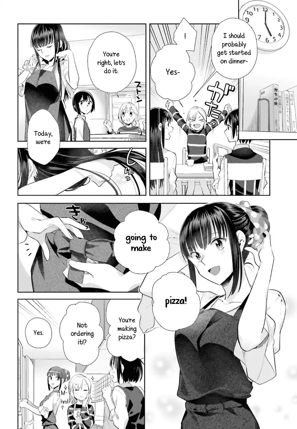 Shinmai Shimai no Futari Gohan Chapter 28 page 8 - Chapter 28: Pizza