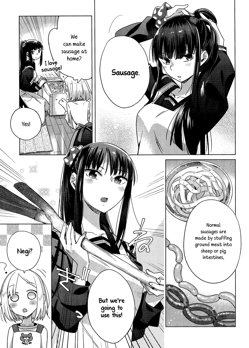 Shinmai Shimai no Futari Gohan Chapter 3 page 17 - Chapter 3: Negi Sausage