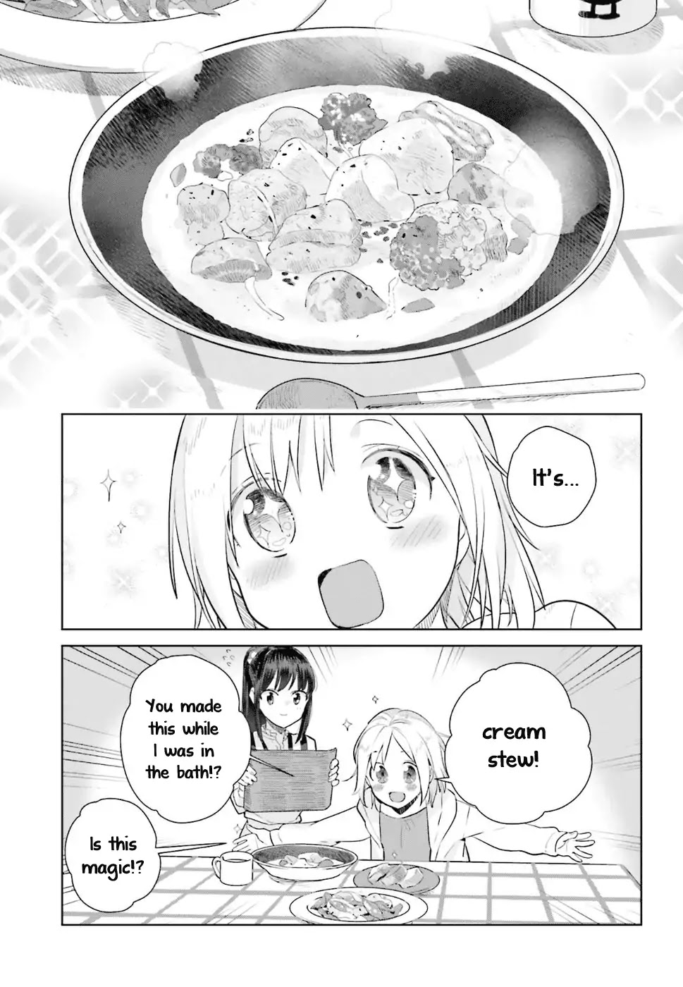 Shinmai Shimai no Futari Gohan Chapter 30 page 17 - Chapter 30: Cream Stew
