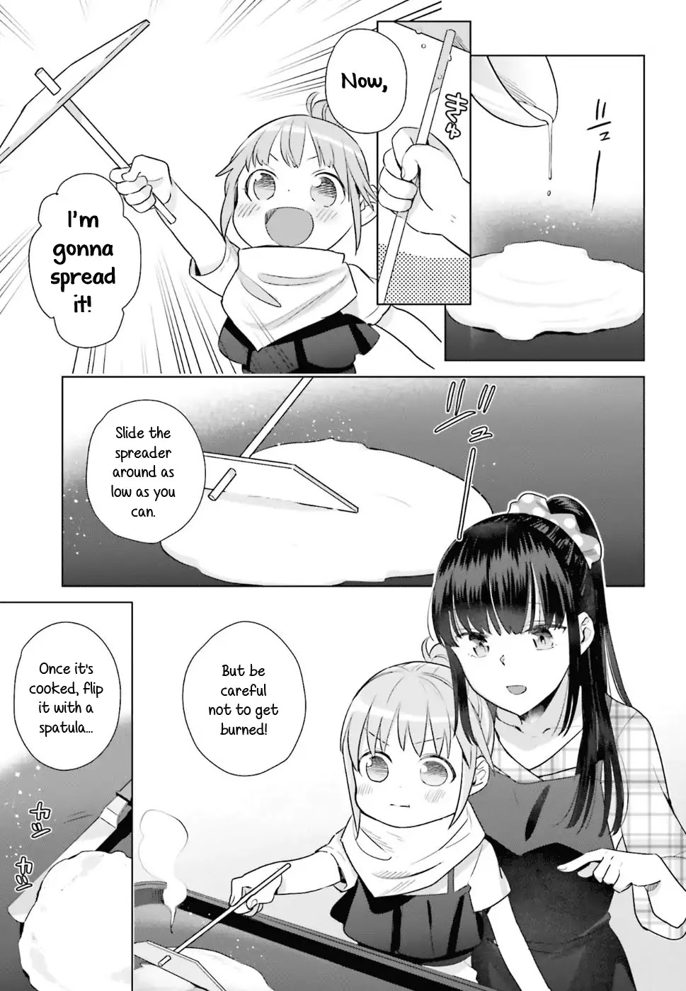 Shinmai Shimai no Futari Gohan Chapter 31 page 15 - Chapter 31: Crepe