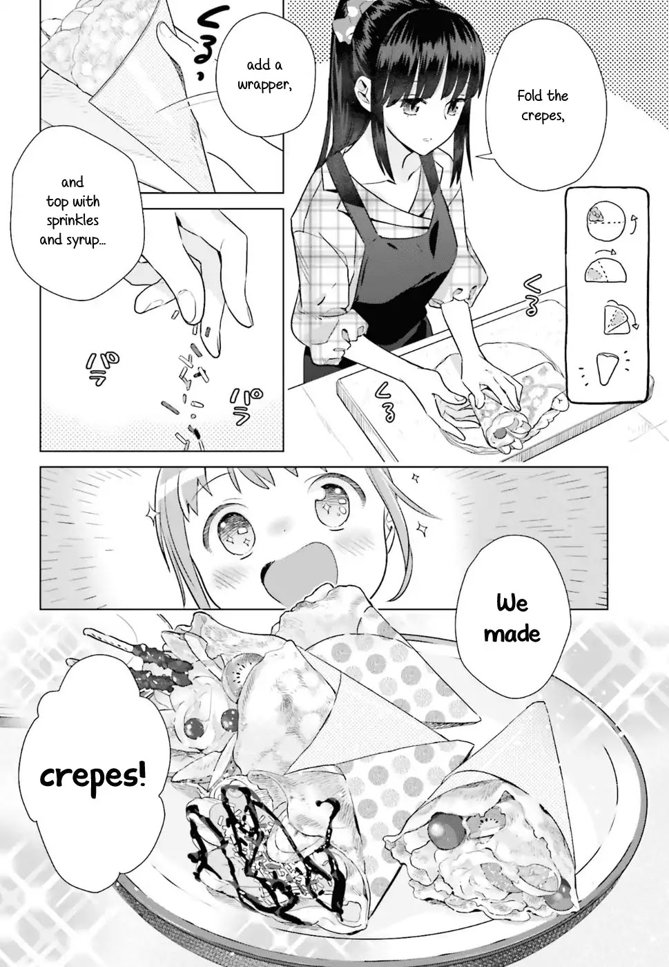 Shinmai Shimai no Futari Gohan Chapter 31 page 18 - Chapter 31: Crepe