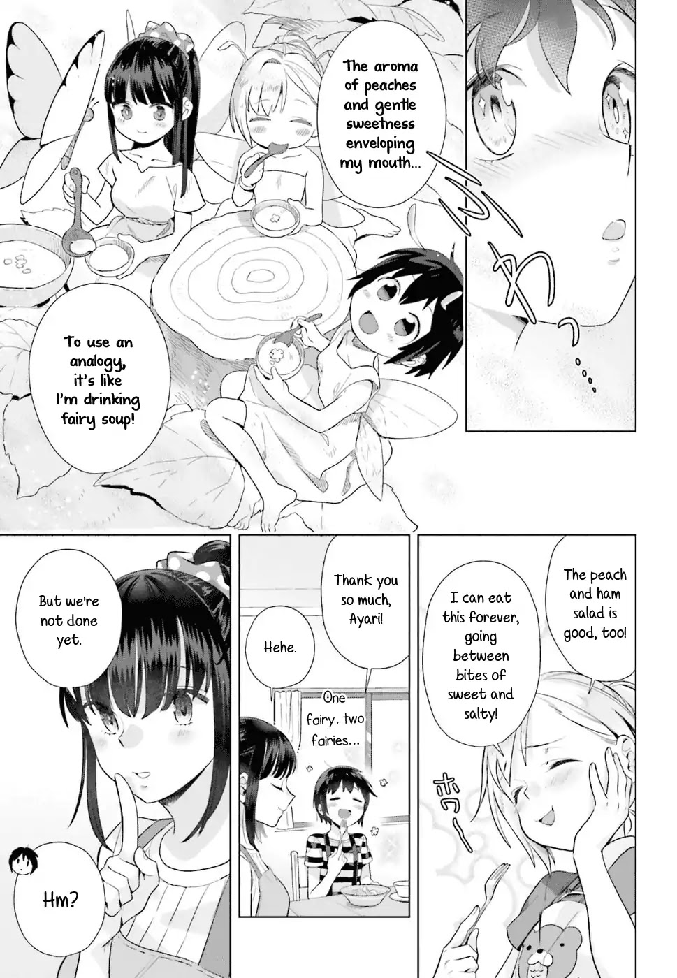 Shinmai Shimai no Futari Gohan Chapter 32 page 11 - Chapter 32: Glazed Peaches with Ice Cream