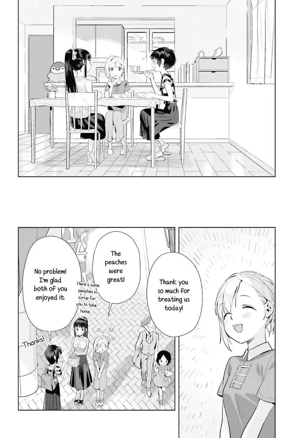 Shinmai Shimai no Futari Gohan Chapter 32 page 16 - Chapter 32: Glazed Peaches with Ice Cream