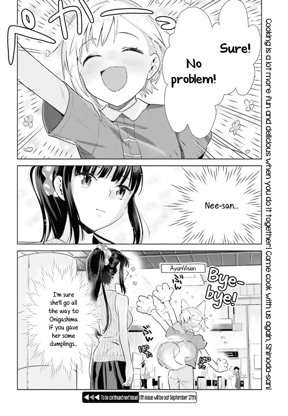 Shinmai Shimai no Futari Gohan Chapter 32 page 18 - Chapter 32: Glazed Peaches with Ice Cream