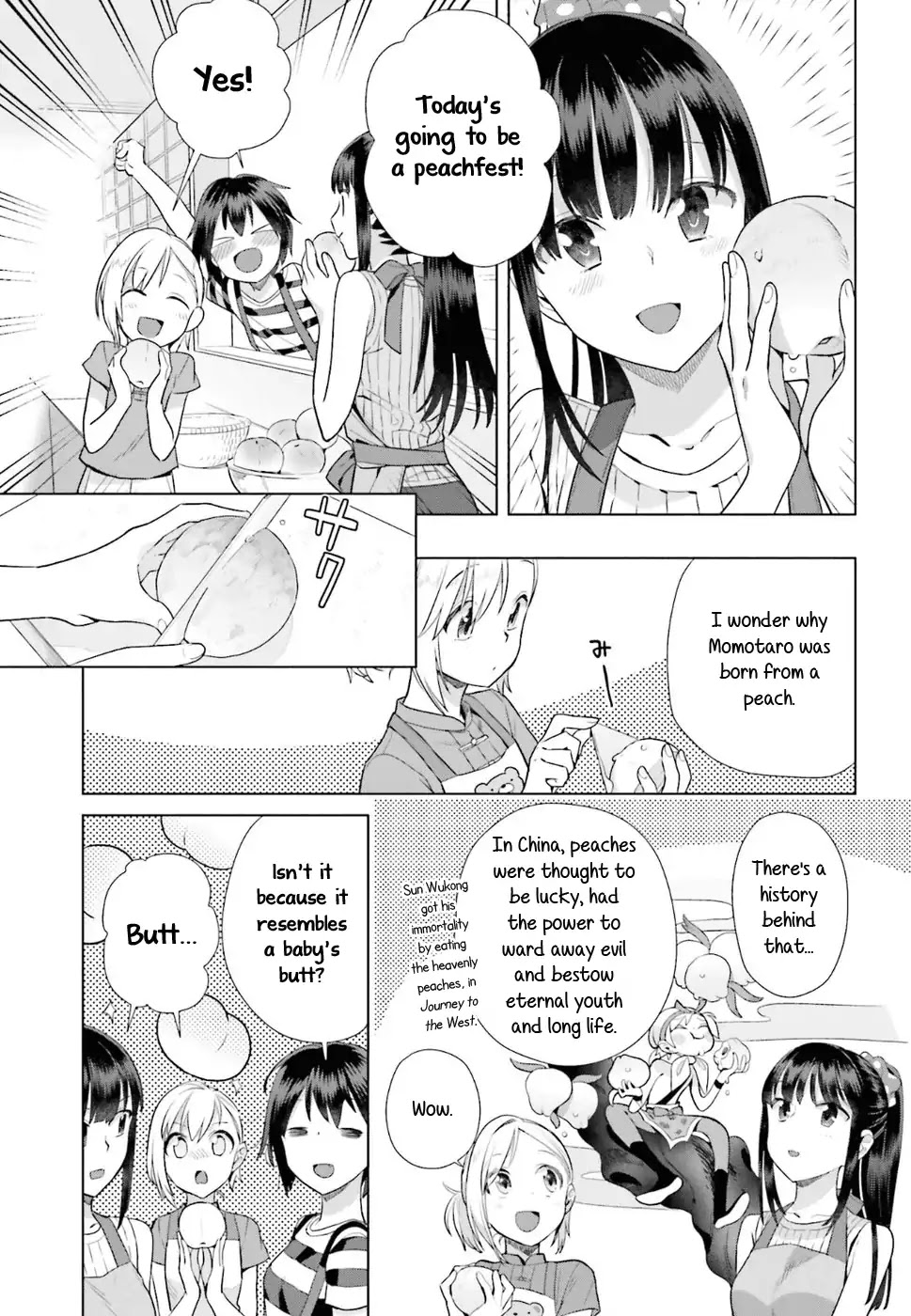 Shinmai Shimai no Futari Gohan Chapter 32 page 5 - Chapter 32: Glazed Peaches with Ice Cream